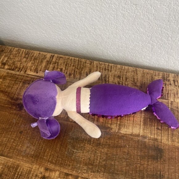 Dan Dee Collectors Choice Purple Plush Mermaid Swipe To Change Color 14in - Picture 5 of 7